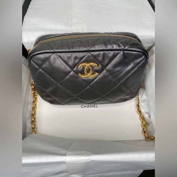 Chanel Métiers d’Art CC Jewel Mini Camera Bag – Rothenium (Grey) Color Lambskin - Picture 9 of 16